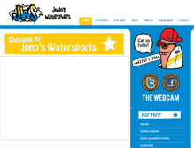 Tablet Screenshot of jonoswatersports.com